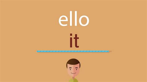 ello en español y inglés